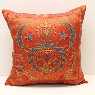 C48 Silk Suzani Cushion Cover