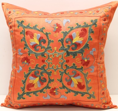 C51 Silk Suzani Cushion Cover