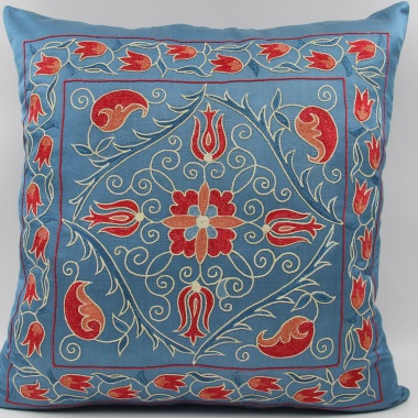 C53 Silk Suzani Cushion Cover