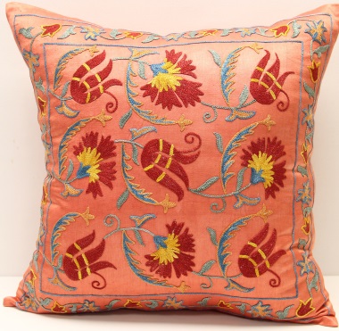 C53 Silk Suzani Cushion Cover