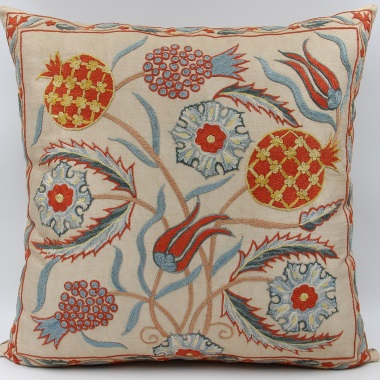 C54 Silk Suzani Cushion Cover