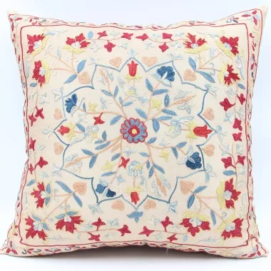 C84 Silk Suzani Cushion Cover