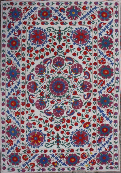 R4892 Silk Suzani Embroidery