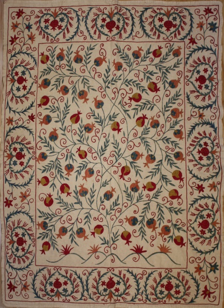 R8451 Silk Suzani Embroidery