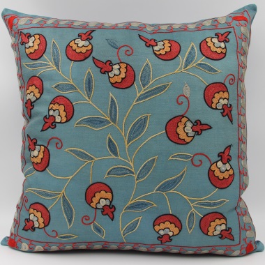 C12 Silk Suzani Pillow Cushion Cover