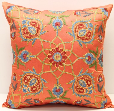 C12 Silk Suzani Pillow Cushion Cover