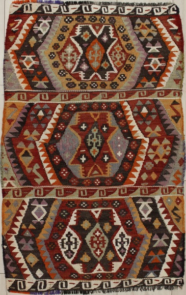 R4386 Small Turkish Kilim Rug