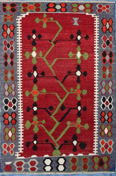 R7093 Small Turkish Kilim Rug