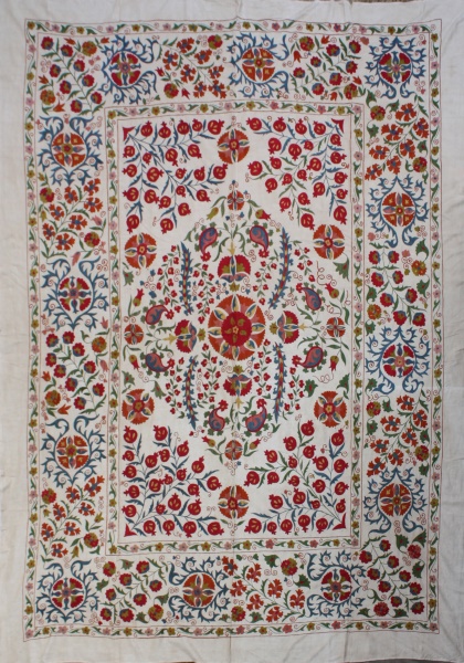 R4893 suzani textile silk embroidery