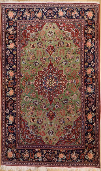 R7974 Traditional Antique Persian Kashan Carpet