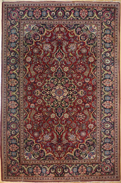 Traditional Antique Persian Kashan Carpet R7974