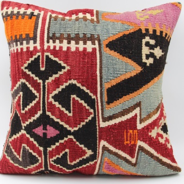 L580 Traditional Turkish Kilim Cushion Cover