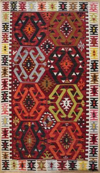 R4312 Turkish Adana Kilim Rug