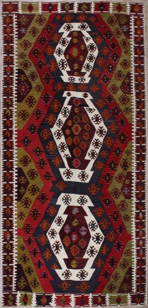 R7089 Turkish Aksaray Kilim Rug