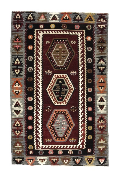 R6423 Turkish Anatolian Sivas Kilim Rug