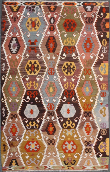 R7349 Turkish Barak Kilim Rug