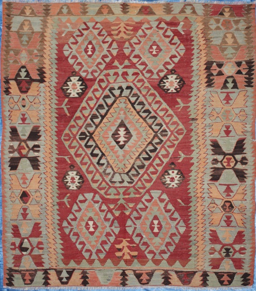 R7056 Turkish Cal Kilim Rug