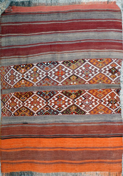 F592 Turkish Cicim Kilim