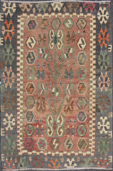 R7490 Turkish Esme Kilim Rug