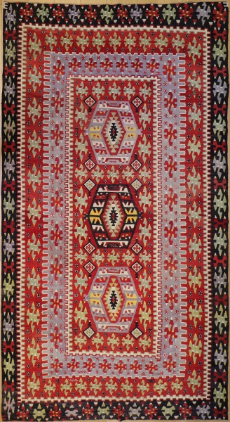 R3677 Turkish Esme Kilim Rug
