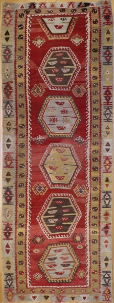 R6625 Turkish Handmade Kilim Runner