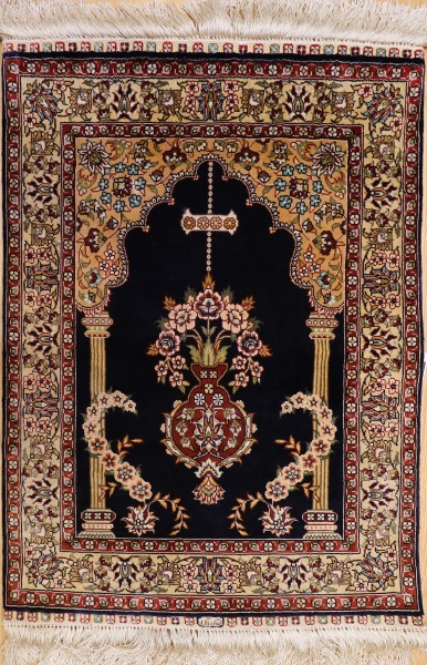 R4825 Turkish Hereke Silk Rugs