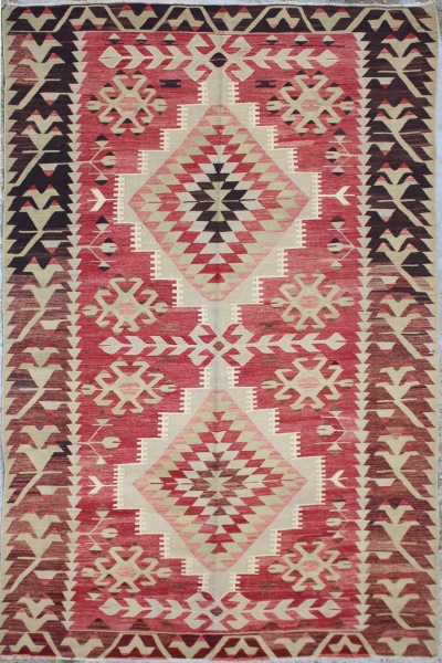 R5454 Turkish Ushak Kilim