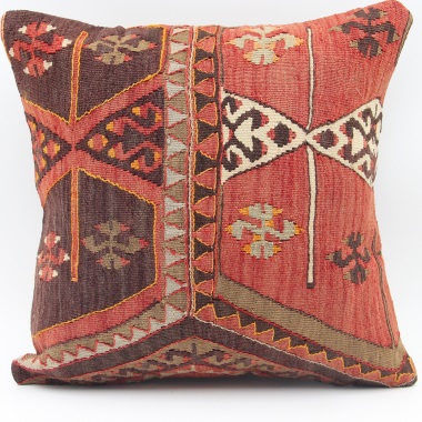 M1382 Turkish Kilim Cushion Cover