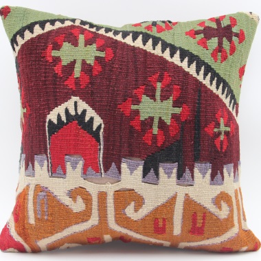 M1387 Turkish Kilim Cushion Cover