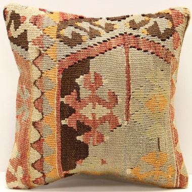 S418 Turkish Kilim Cushion Cover 