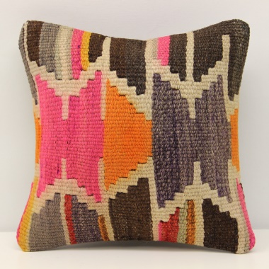 Turkish Kilim Cushion Cover S62