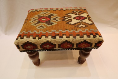 R7018 Turkish Kilim Footstools