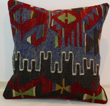 M322 Turkish Kilim Pillow Cover