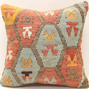 S483 Turkish Kilim Pillow Cushion Cover