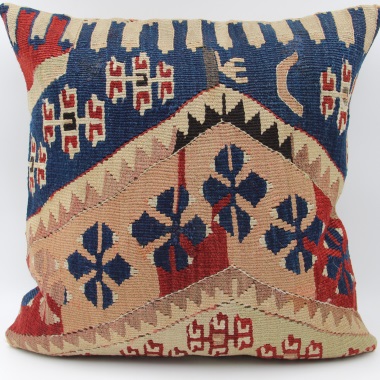 L615 Turkish Kilim Pillow Cushion Cover