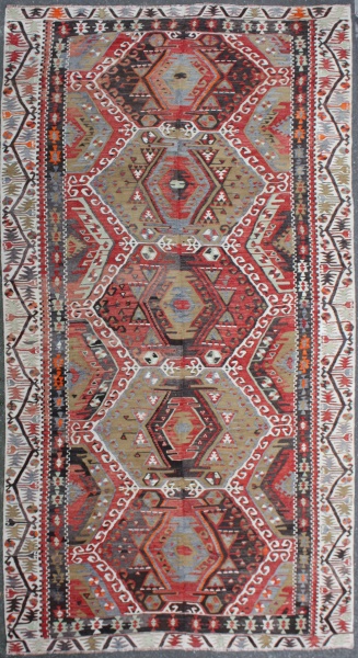 R7467 Turkish Kilim Rug