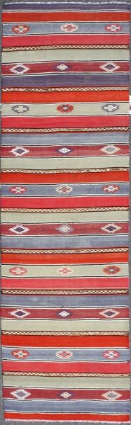 R7475 Turkish Kilim Rug Runner