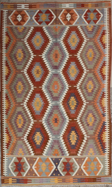 R4657 Turkish Kilim Rug UK