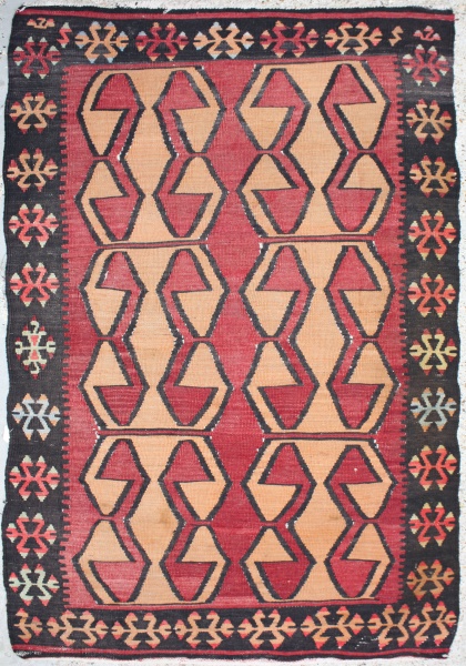 F307 Anatolian Turkish Adana Kilims