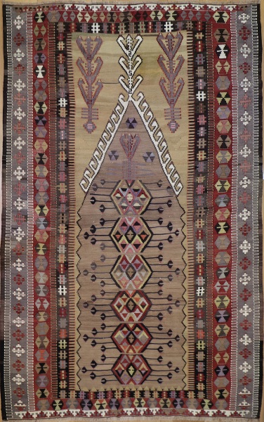 R3559 Turkish Obruk Kilim