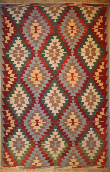 R539 Turkish Oushak Kilim Rug