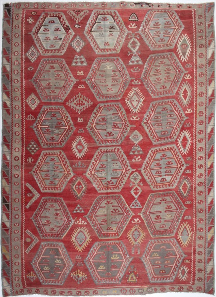 R7542 Turkish Sarkisla Kilim Rug