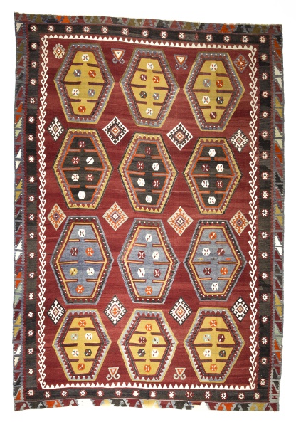 R8065 Turkish Sarkisla Kilim Rug