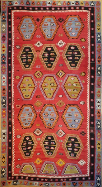 R8066 Turkish Sarkisla Kilim Rug