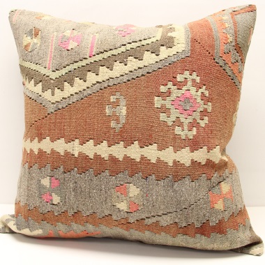 XL319 Turkish Traditional Wool Kilim Cushion Cover