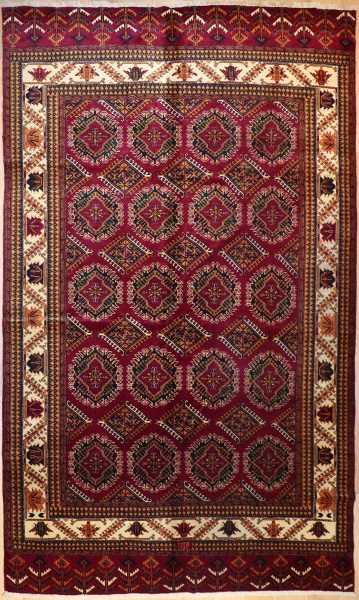 R5837 Turkoman Yomut Carpet