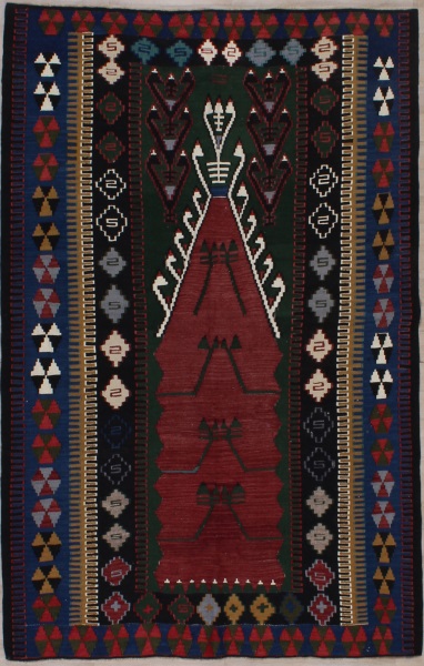 R8160 Village Turkish Kilim Rugs