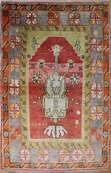 R3735 Vintage Anatolian Cal Rugs