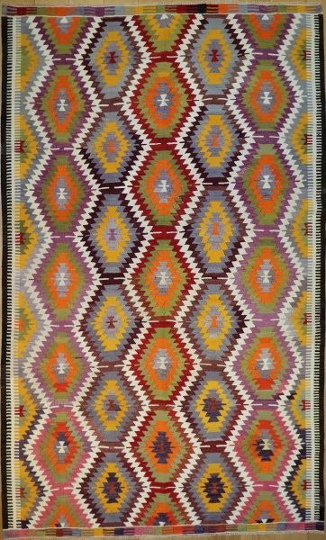 R6352 Vintage Antalya Turkish Kilim