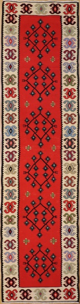 R6278 Vintage Balkan Kilim Runner